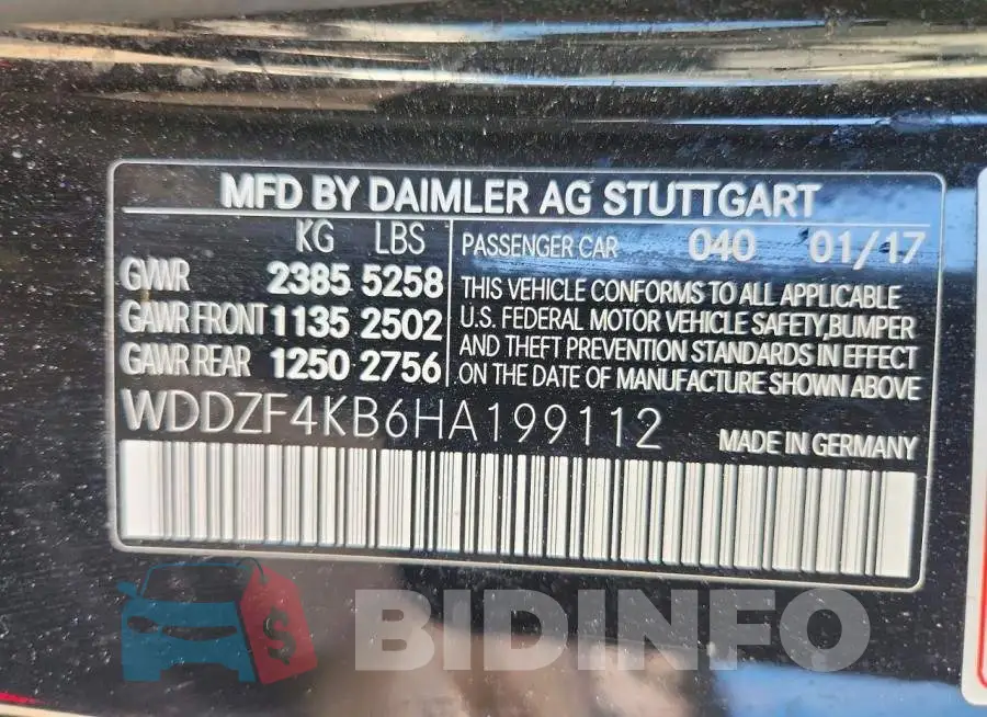 WDDZF4KB6HA199112 Photo# 12