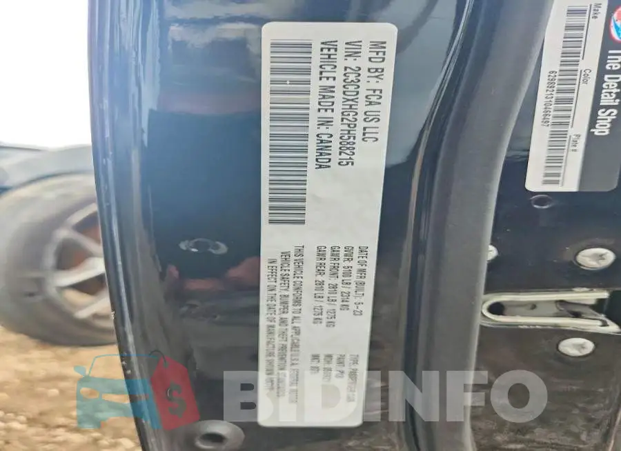 2C3CDXHG2PH588215 Photo# 12