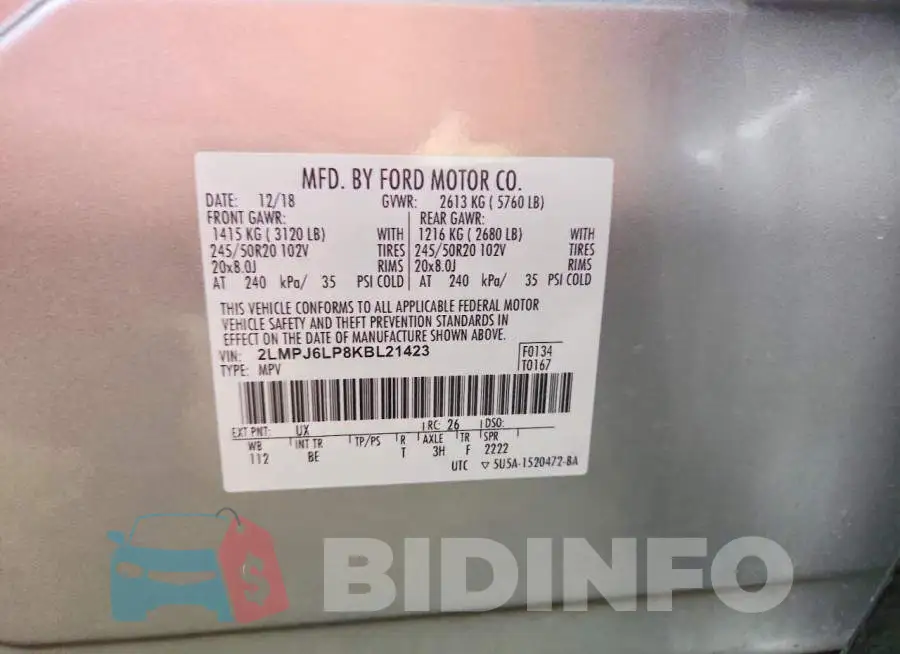 2LMPJ6LP8KBL21423 Photo# 13