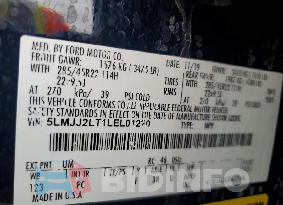 5LMJJ2LT1LEL01220 Photo# 12