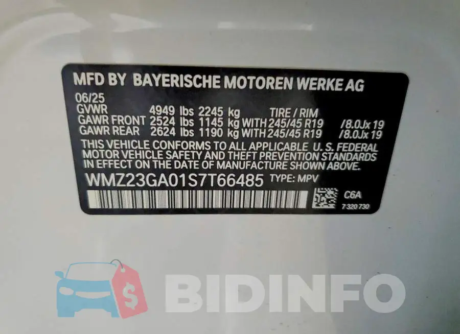 WMZ23GA01S7T66485 Photo# 12