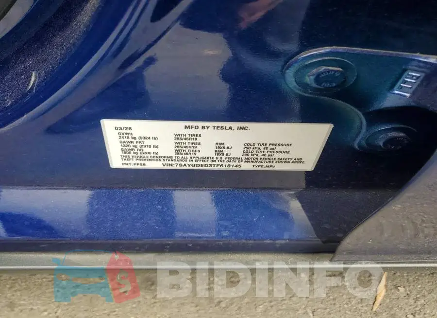 7SAYGDED3TF610145 Photo# 12
