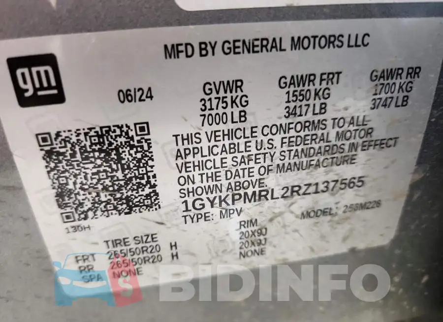 1GYKPMRL2RZ137565 Photo# 13