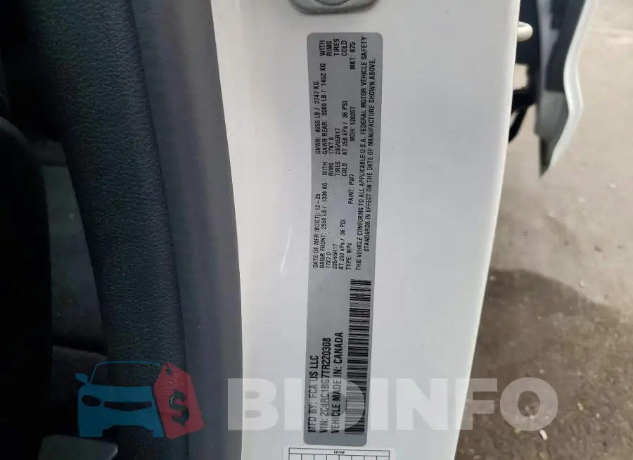 2C4RC1BG7TR220308 Photo# 13