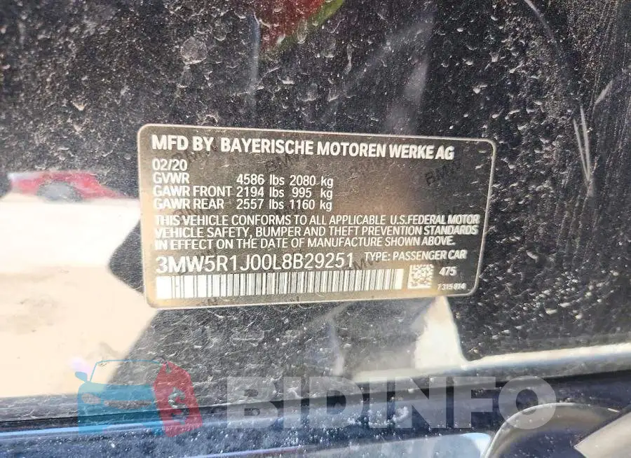 3MW5R1J00L8B29251 Photo# 12