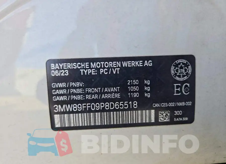 3MW89FF09P8D65518 Photo# 12
