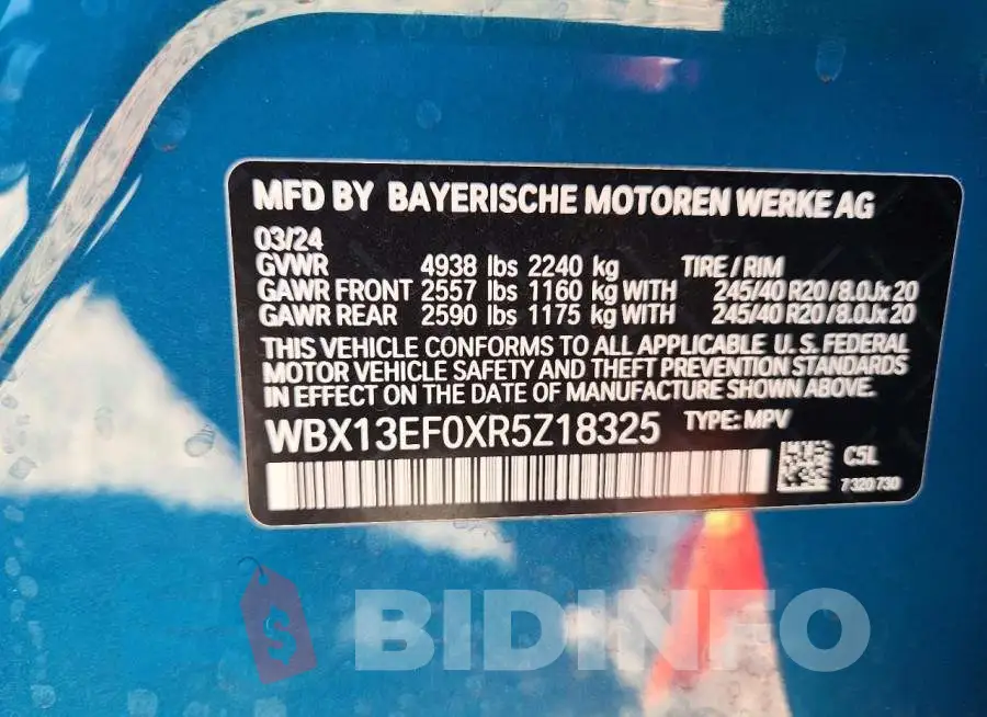 WBX13EF0XR5Z18325 Photo# 13
