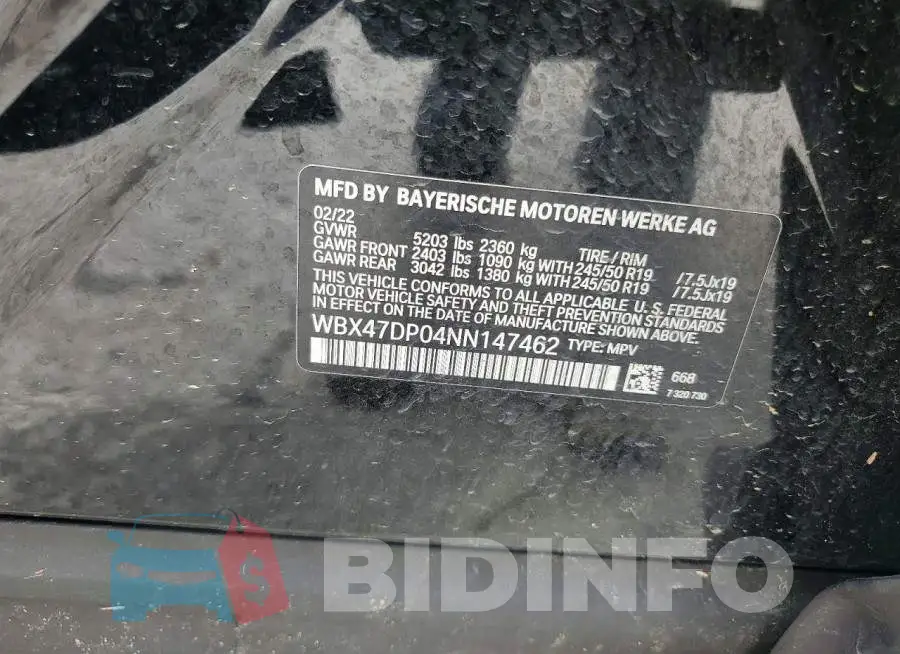 WBX47DP04NN147462 Photo# 13