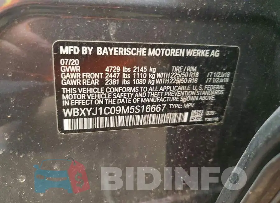 WBXYJ1C09M5S16667 Photo# 14