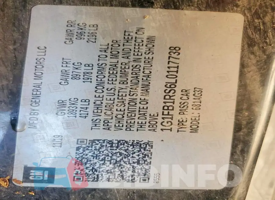1G1FB1RS6L0117738 Photo# 12