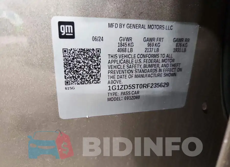 1G1ZD5ST0RF235629 Photo# 12