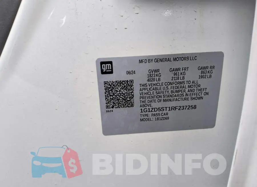 1G1ZD5ST1RF237258 Photo# 12