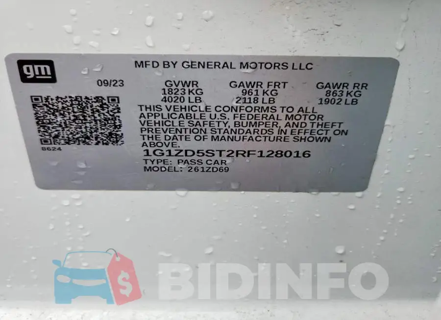 1G1ZD5ST2RF128016 Photo# 12