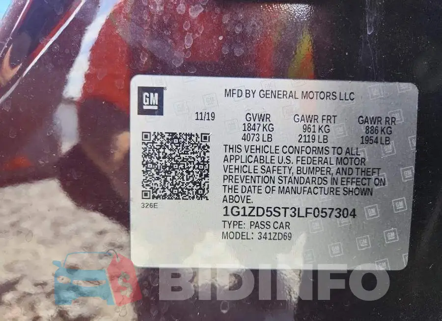 1G1ZD5ST3LF057304 Photo# 13