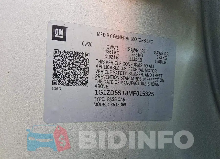 1G1ZD5ST8MF015325 Photo# 12