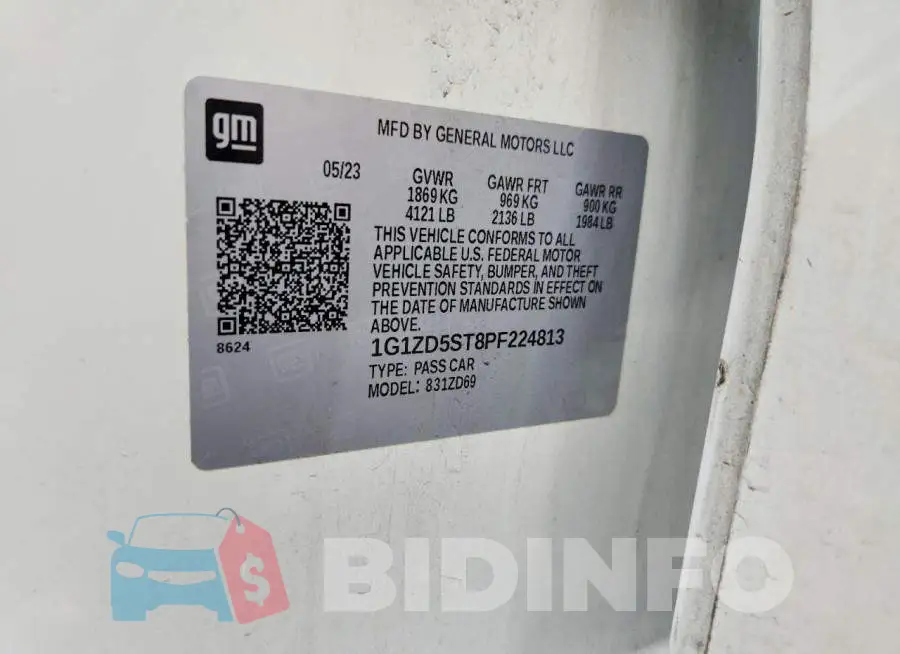 1G1ZD5ST8PF224813 Photo# 12