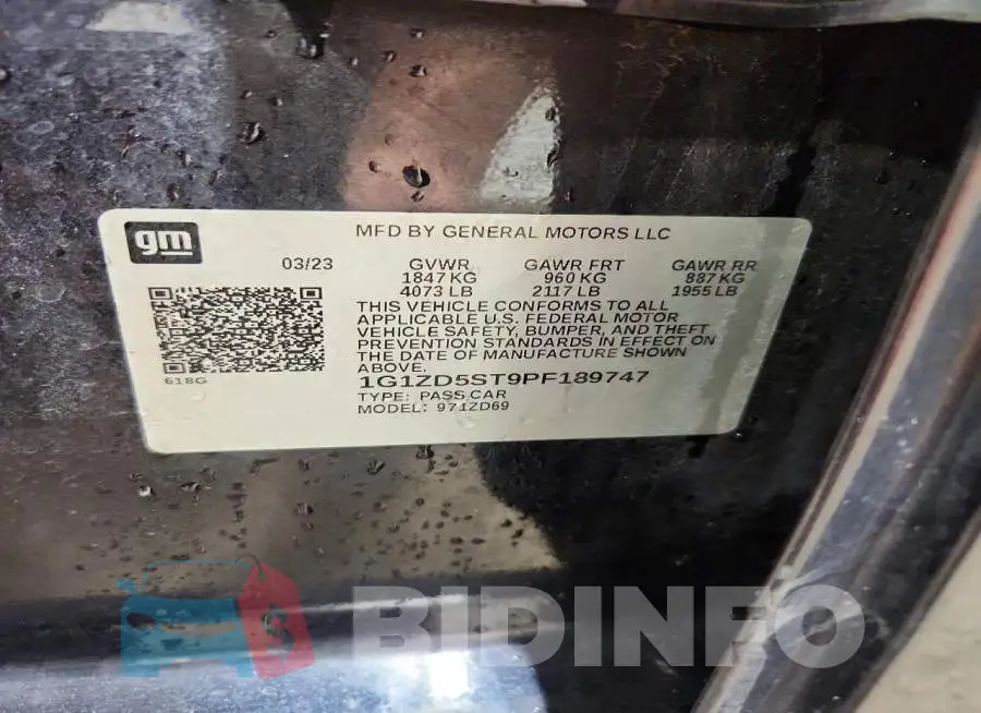 1G1ZD5ST9PF189747 Photo# 12