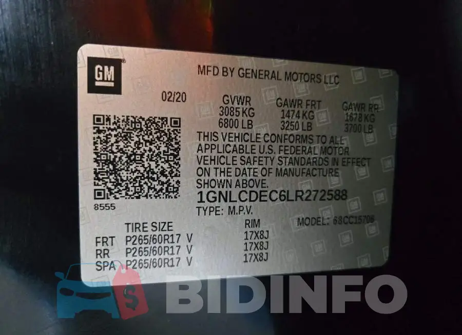 1GNLCDEC6LR272588 Photo# 12