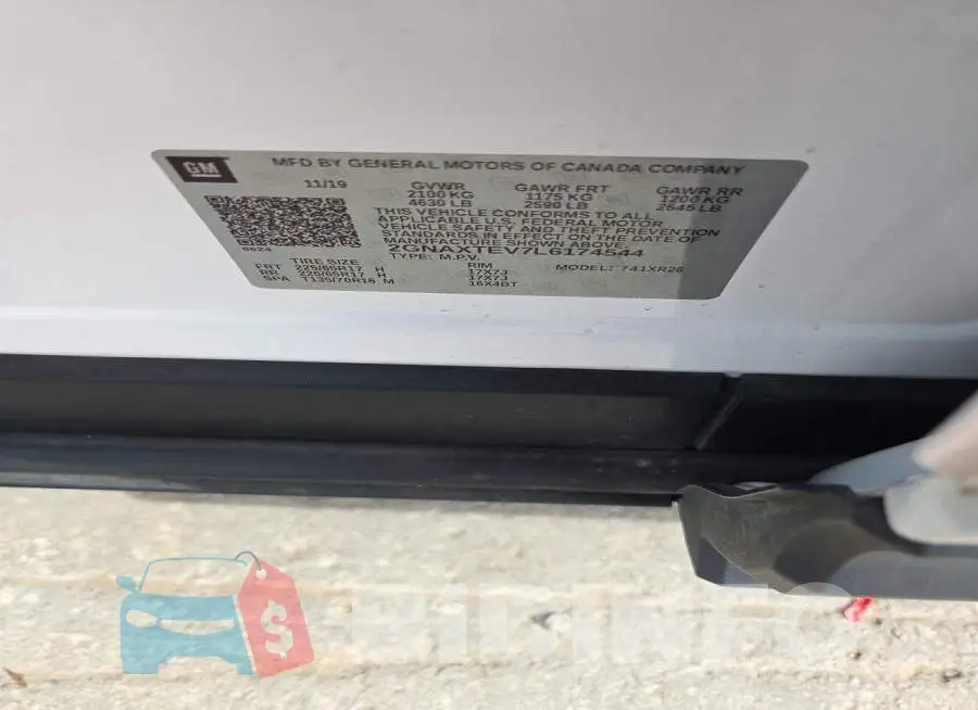 2GNAXTEV7L6174544 Photo# 13