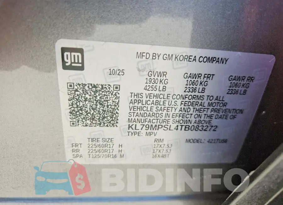 KL79MPSL4TB083272 Photo# 13