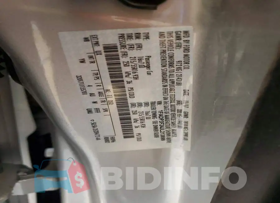 1FADP3F24JL213899 Photo# 12