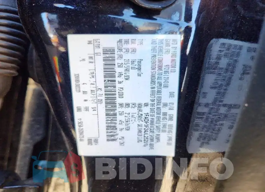 1FADP3F24JL252010 Photo# 12