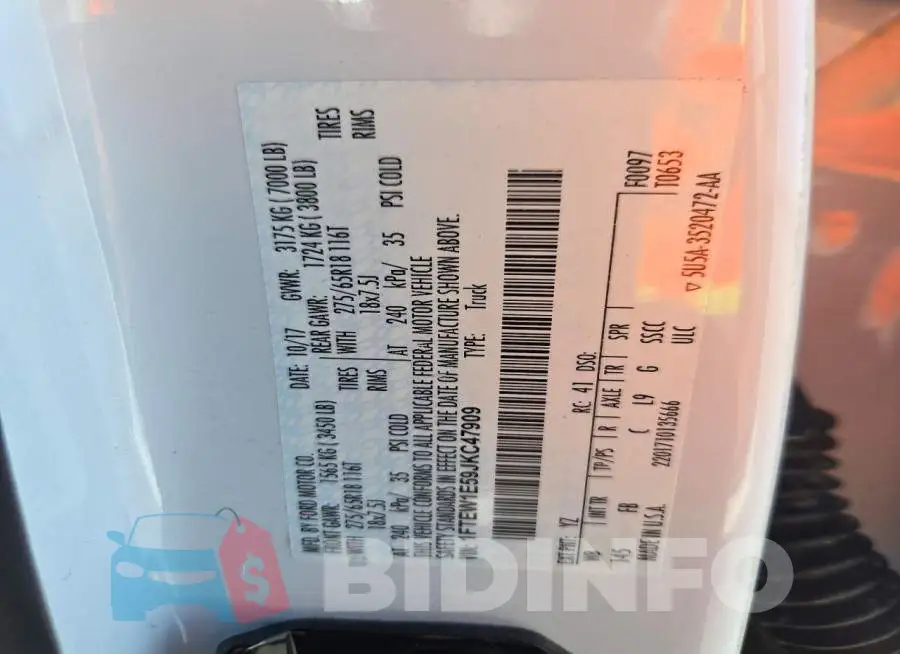 1FTEW1E59JKC47909 Photo# 12