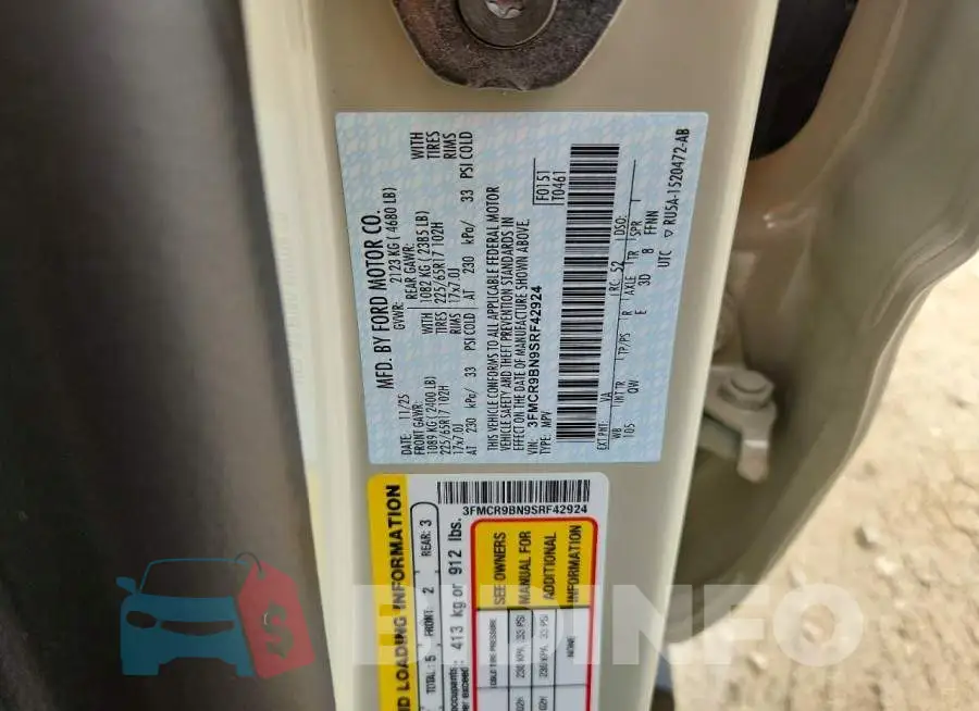 3FMCR9BN9SRF42924 Photo# 13