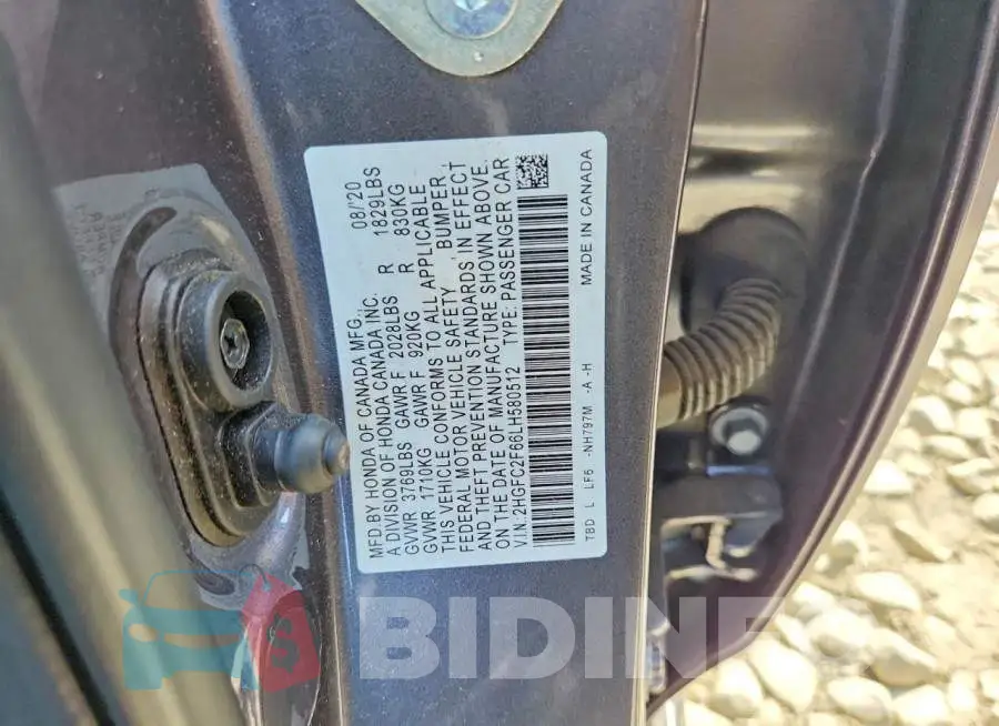 2HGFC2F66LH580512 Photo# 12