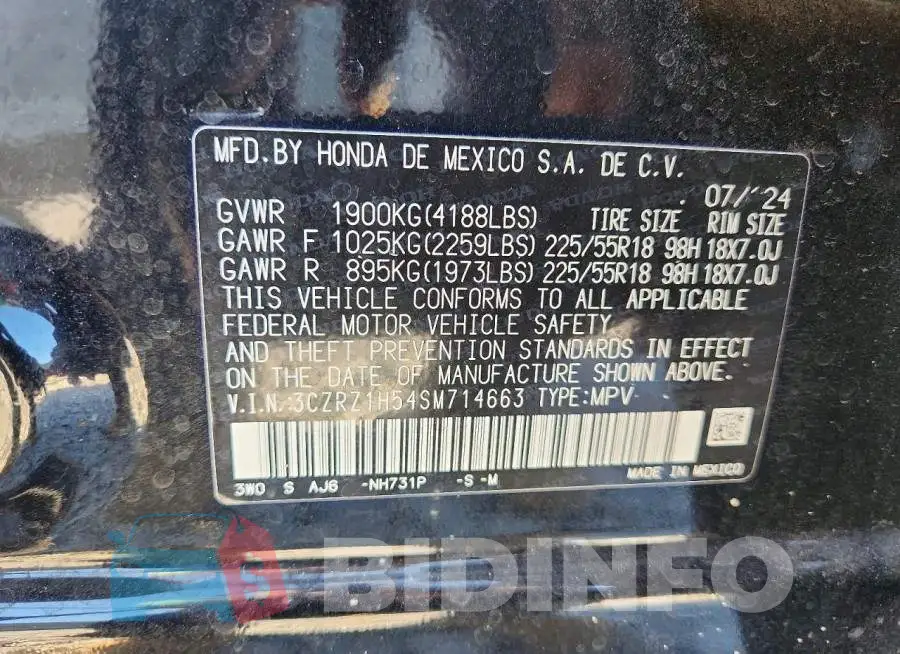 3CZRZ1H54SM714663 Photo# 12