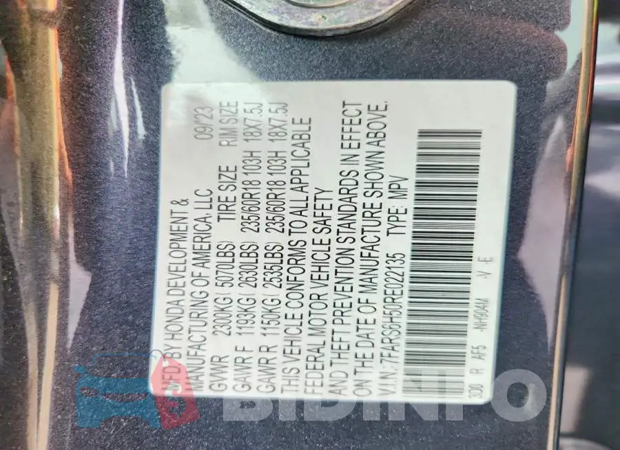 7FARS6H50RE022135 Photo# 13