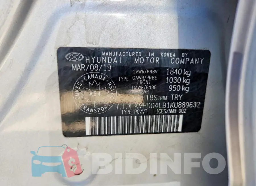 KMHD04LB1KU889632 Photo# 13