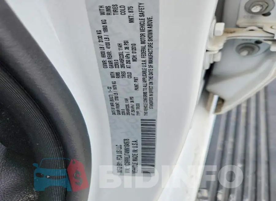 1C6RREJT4NN104978 Photo# 12