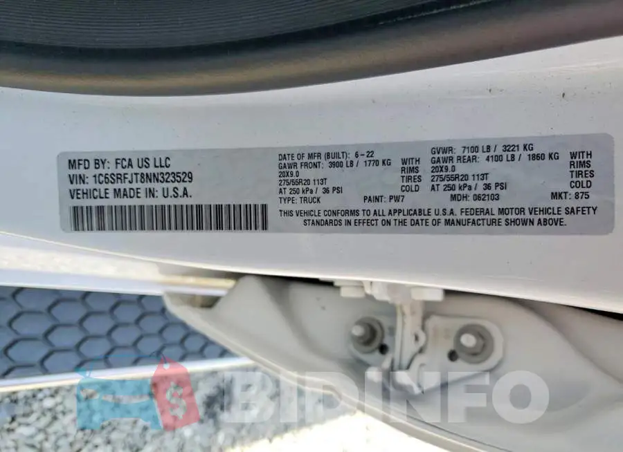 1C6SRFJT8NN323529 Photo# 13