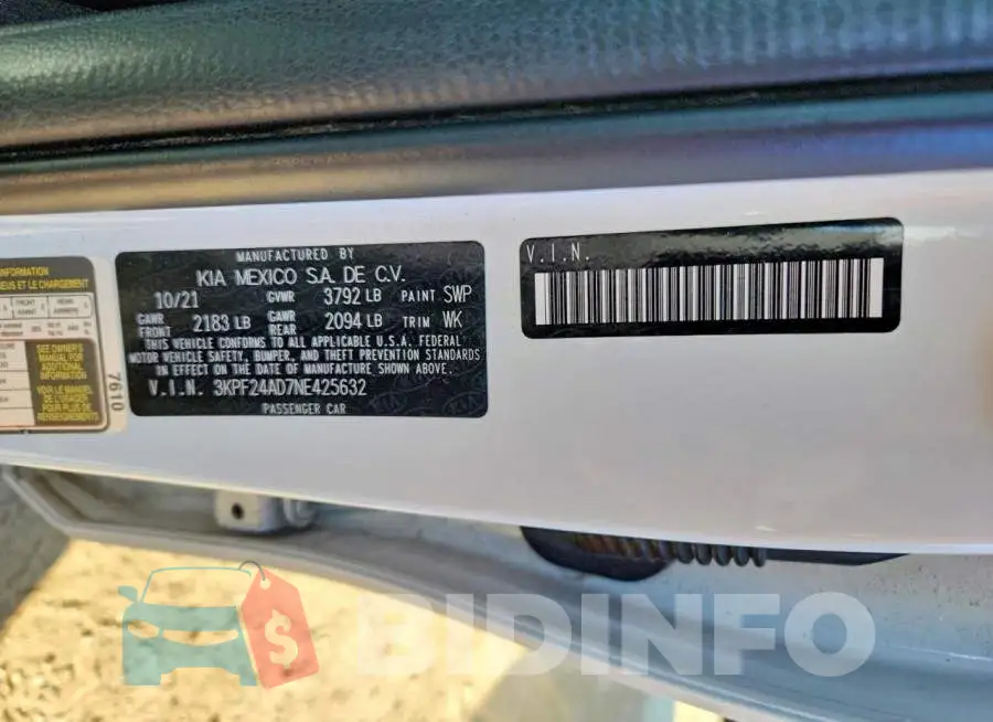 3KPF24AD7NE425632 Photo# 12
