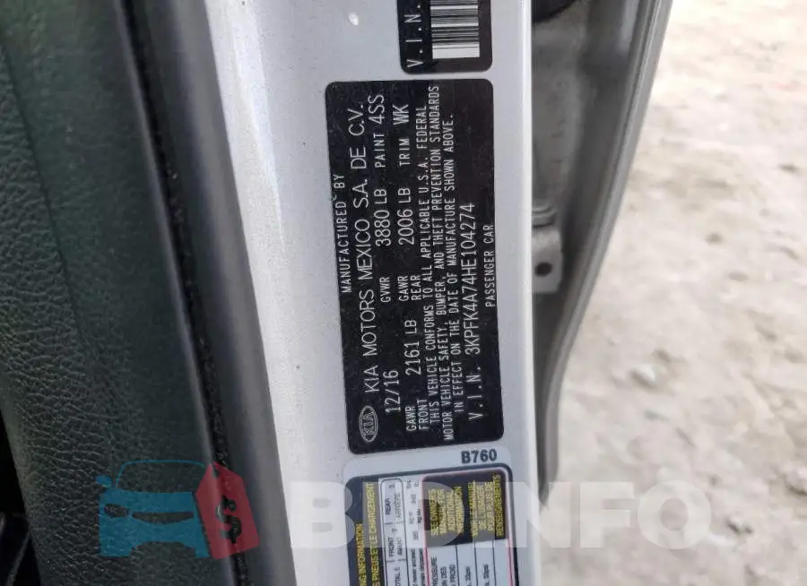 3KPFK4A74HE104274 Photo# 13