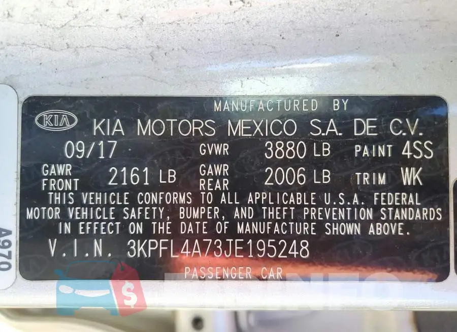 3KPFL4A73JE195248 Photo# 12
