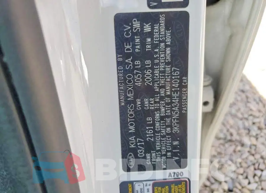 3KPFN5A34HE140167 Photo# 12