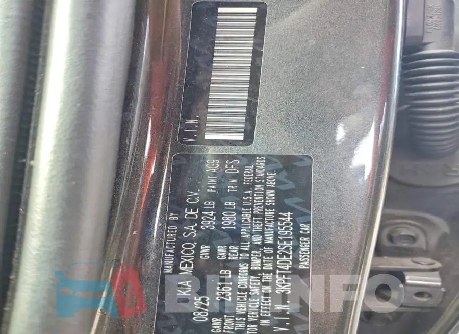 3KPFT4DE2SE195544 Photo# 12