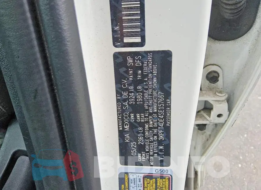 3KPFT4DE4SE157667 Photo# 13