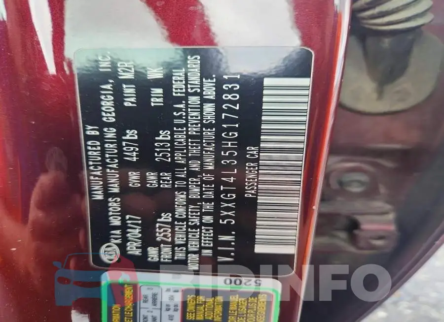 5XXGT4L35HG172831 Photo# 13