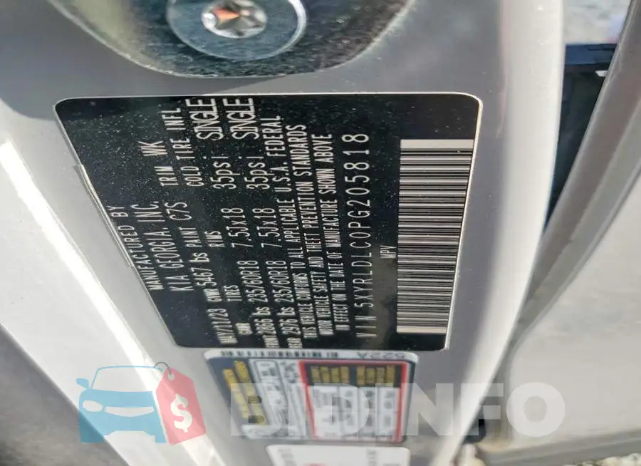 5XYRLDLC0PG205818 Photo# 13