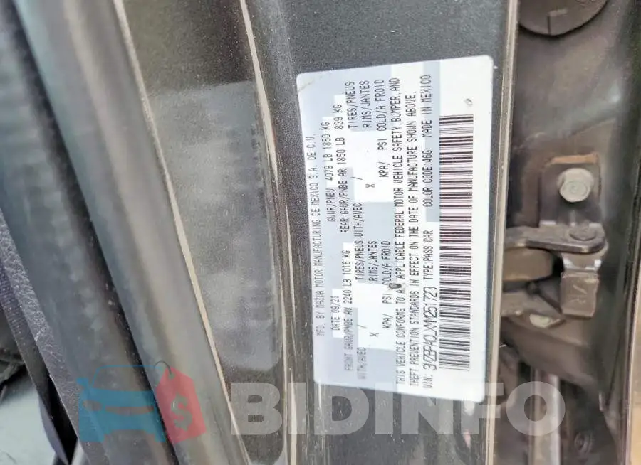 3MZBPACLXMM251723 Photo# 12