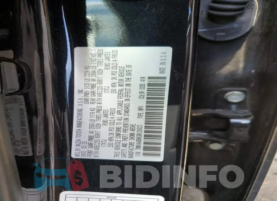 7MMVAABW6SN128923 Photo# 12