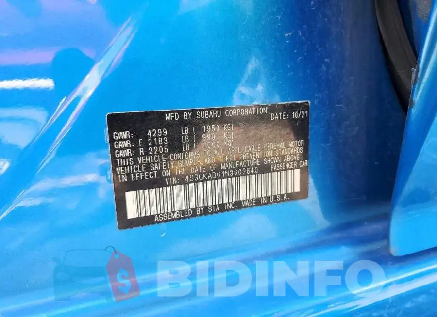 4S3GKAB61N3602640 Photo# 12