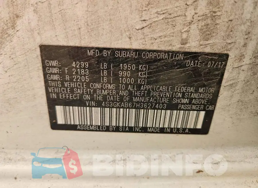 4S3GKAB67H3627403 Photo# 12