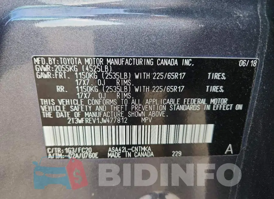 2T3WFREV1JW477812 Photo# 14