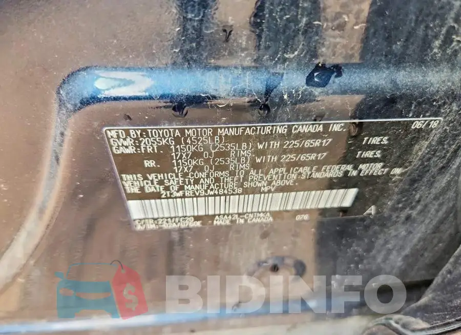 2T3WFREV9JW484538 Photo# 12