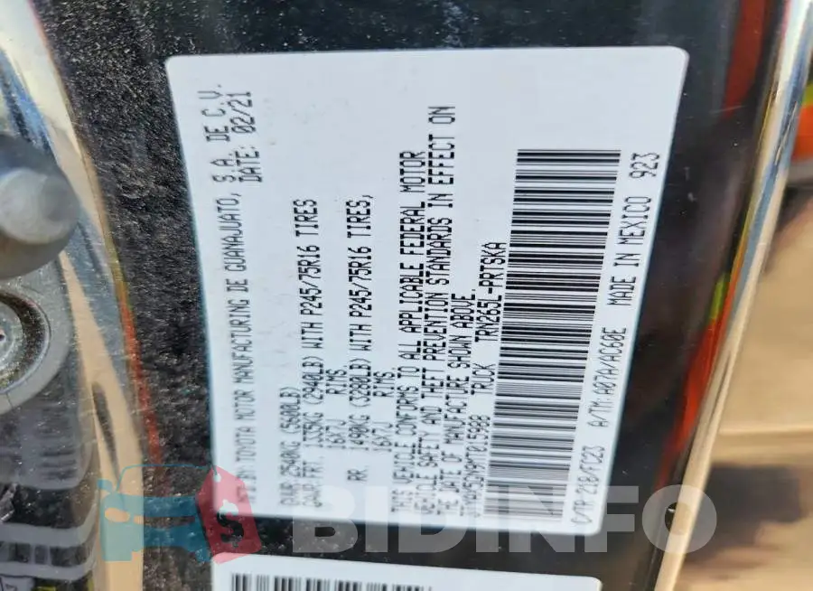 3TYAX5GN9MT015988 Photo# 12