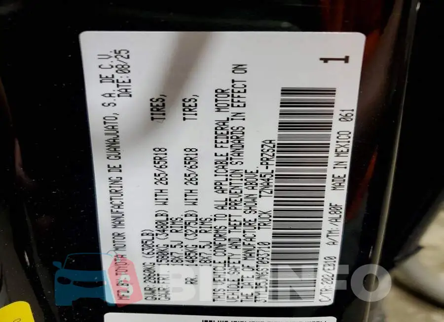 3TYLB5JN6ST093710 Photo# 13